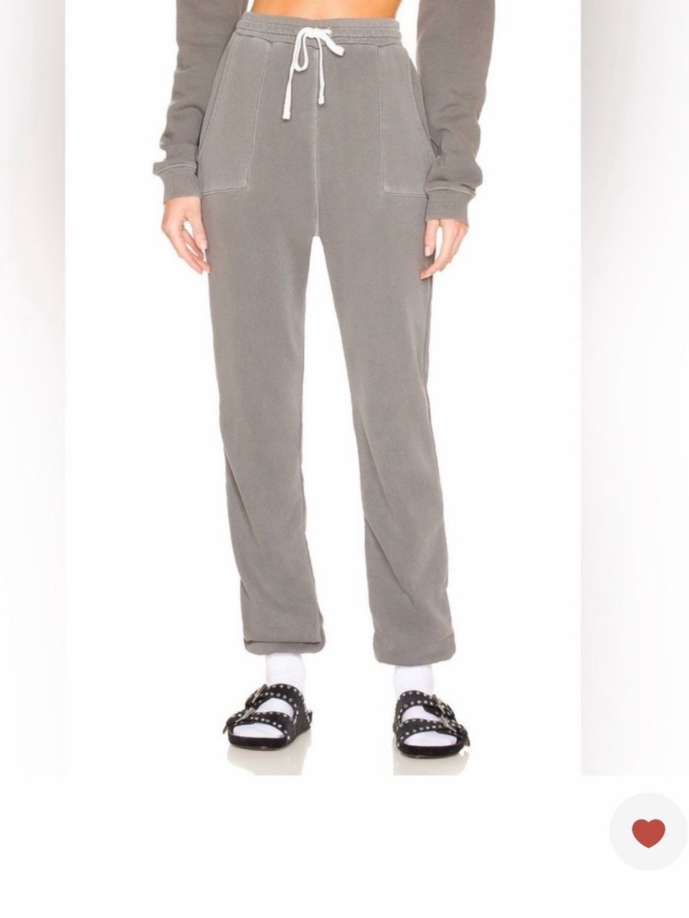 NWT Tularosa For Revolve The Benny Jogger in Color Charcoal Grey Size Medium
